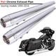 Exhaust 4 Slip On Mufflers Pipe For Harley Touring 95-16 Road King Street Glide