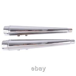 Exhaust Pipes Slip Ons Mufflers for Harley Electra Road King Street Glide 95-16
