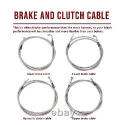 Extended Clutch Cable for Harley 17-20 Road King Street Glide ABS with 14 bar