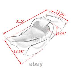 Extended Reach Road Sofa Two-UP Seat For Harley Electra Street Glide Road King
