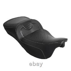 Extended Reach Road Sofa Two-UP Seat For Harley Electra Street Glide Road King