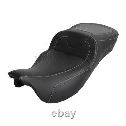 Extended Reach Road Sofa Two-UP Seat For Harley Electra Street Glide Road King