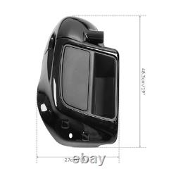 Fairing Lowers Vivid Black For 2014-2024 Touring Road King Street Glide