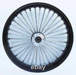 Fat Spoke 21 Front Wheel Black 08-13 Harley Electra Glide Road King Street