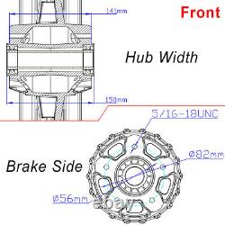 Fat Spoke Wheel Set 21x3.5 18x5.5 for Harley Road King Glide Street Glide 00-07