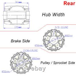 Fat Spoke Wheel Set 21x3.5 18x5.5 for Harley Road King Glide Street Glide 00-07