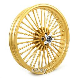 Fat Spoke Wheel Set 21x3.5 18x5.5 for Harley Road King Glide Street Glide 00-07