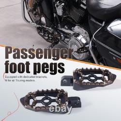 Fit Harley Road King Street Glide FLHX CVO 14-24/MX Floorboards Brake Arm Lever