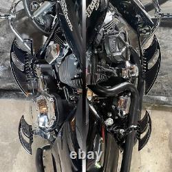 Fit Harley Road King Street Tri Glide 2014-2025/Blade Floorboards w&Shifters