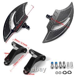 Fit Harley Road King Street Tri Glide 2014-2025/Blade Floorboards w&Shifters