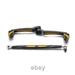 Floorboard Diamond Anodized Gold Fit Harley Touring Road King Street Glide 08-13