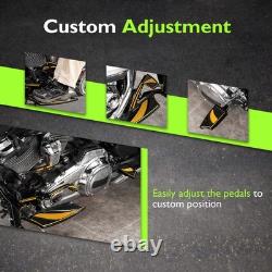 Floorboard Diamond Anodized Gold Fit Harley Touring Road King Street Glide 08-13