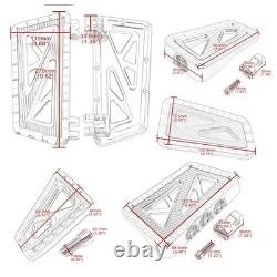 Floorboards Footboards Brake Pedal Kit For Harley Road King Street Glide Orange