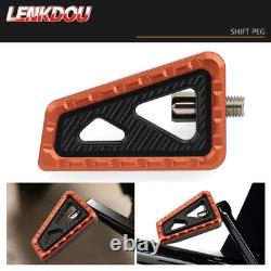 Floorboards Footboards Brake Pedal Kit For Harley Road King Street Glide Orange