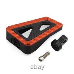 Floorboards Footboards Brake Pedal Kit For Harley Road King Street Glide Orange