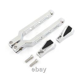 Foot Pegs Floorboards Brake Pad Shifter Lever For Harley Road King Street Glide