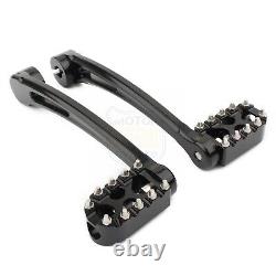 Foot Pegs MX Style Floorboards Shifter Levers For Harley Street Glide Road King