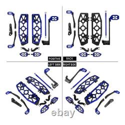 Foot boards Floorboards Blue For Harley Touring Road King Street Glide 2014-2025