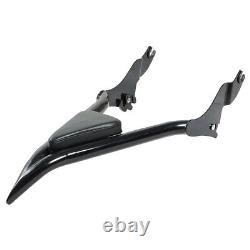 For 2009-2021 Road Street Glide Road King 16 Tall Backrest Sissy Bar Black