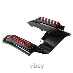 For 2014-2022 Touring Road King Street Glide Red LED Light Rear Fender Fascia