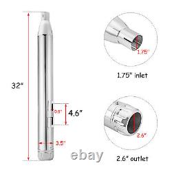 For 95-16 Harley Touring Electra Street Glide Road King 3.5 Mufflers Exhaust