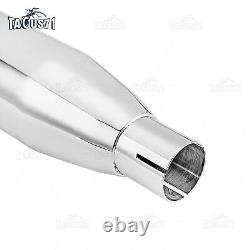 For 95-16 Harley Touring Electra Street Glide Road King 3.5 Mufflers Exhaust