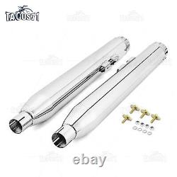 For 95-16 Harley Touring Electra Street Glide Road King 3.5 Mufflers Exhaust