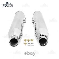 For 95-16 Harley Touring Electra Street Glide Road King 3.5 Mufflers Exhaust