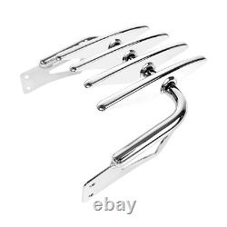 For 97-08 Harley Road King Street Glide Touring Backrest Sissy Bar Luggage Rack