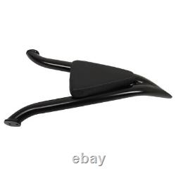 For CVO Road Glide Road King Street Glide Black 22 Inch Backrest Sissy Bar