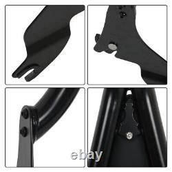 For CVO Road Glide Road King Street Glide Black 22 Inch Backrest Sissy Bar