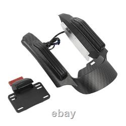 For Harley Carbon Fiber LED Rear Fascia Kit 2014 2023 Road King Street Glide