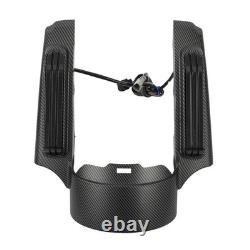 For Harley Carbon Fiber LED Rear Fascia Kit 2014 2023 Road King Street Glide