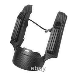 For Harley Carbon Fiber LED Rear Fascia Kit 2014 2023 Road King Street Glide