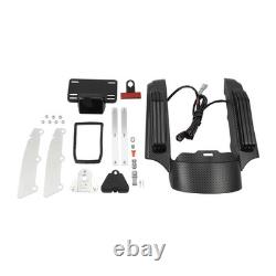 For Harley Carbon Fiber LED Rear Fascia Kit 2014 2023 Road King Street Glide