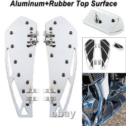 For Harley Driver Floorboard Brake Pedals Touring Road King Street Glide 1986-24