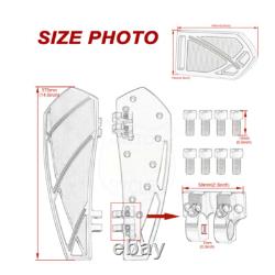 For Harley Driver Floorboard Brake Pedals Touring Road King Street Glide 1986-24