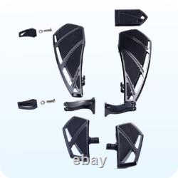 For Harley Floorboards Phantom Footboards Touring Road King Street Tri Glide