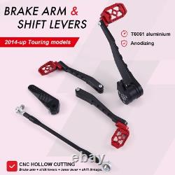 For Harley MX Floorboard Footboards Touring Street Electra Glide Road king 14-24