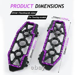 For Harley MX Floorboards Foot boards Touring Road King Street Glide 2014 UP