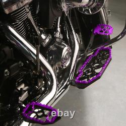 For Harley MX Floorboards Foot boards Touring Road King Street Glide 2014 UP