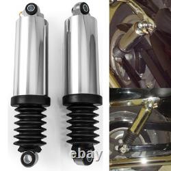 For Harley Road King Street Electra Glide CVO Chrome Rear Air Suspensions Shocks