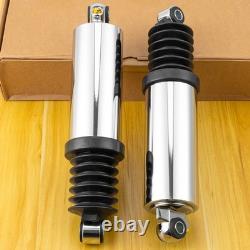 For Harley Road King Street Electra Glide CVO Chrome Rear Air Suspensions Shocks