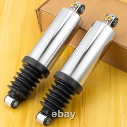 For Harley Road King Street Electra Glide CVO Chrome Rear Air Suspensions Shocks