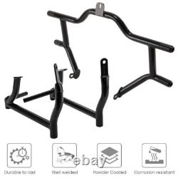 For Harley Road King Street Glide 1.25 Engine Guard + Saddlebag Crash Bar 09-25