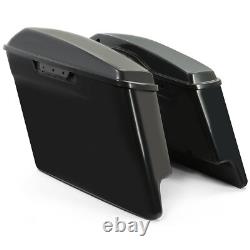 For Harley Road King Street Glide 14-24 5 Stretched Hard Saddlebags/Saddle bags