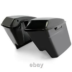 For Harley Road King Street Glide 14-24 5 Stretched Hard Saddlebags/Saddle bags