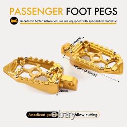 For Harley Road king Street Glide MX Floorboards Footboards CVO ULTRA 14-24 Gold