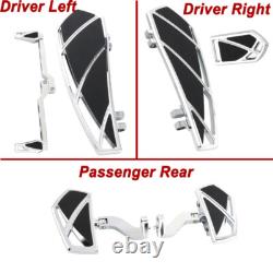 For Harley Touring Road King Glide Floorboards Touring Street Glide Footboards