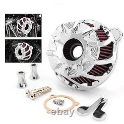 For Harley Touring Road King Street Glide 08+ Softail Air Cleaner Intake Filter